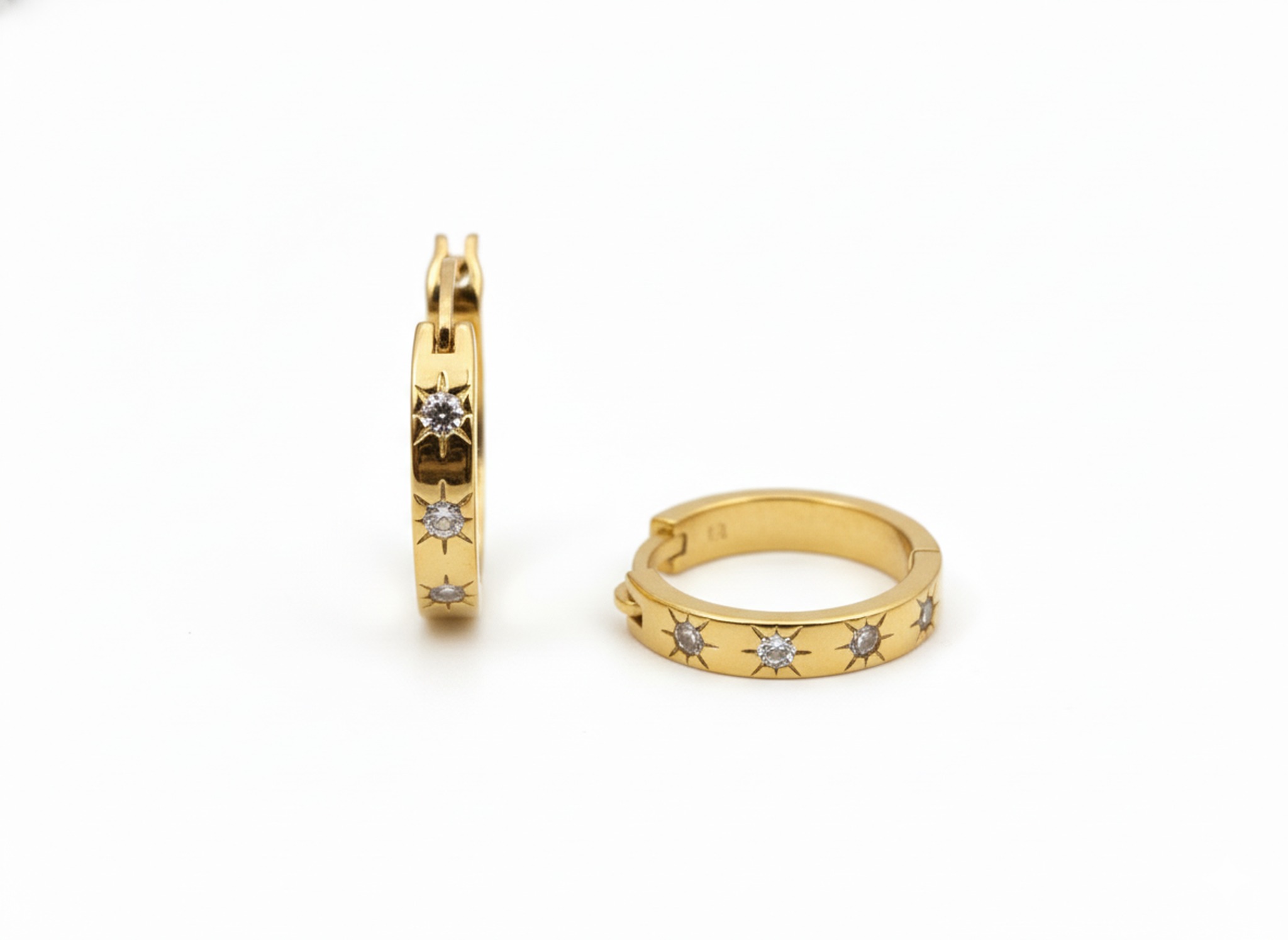 Earring Hoop 925 Silver image 2