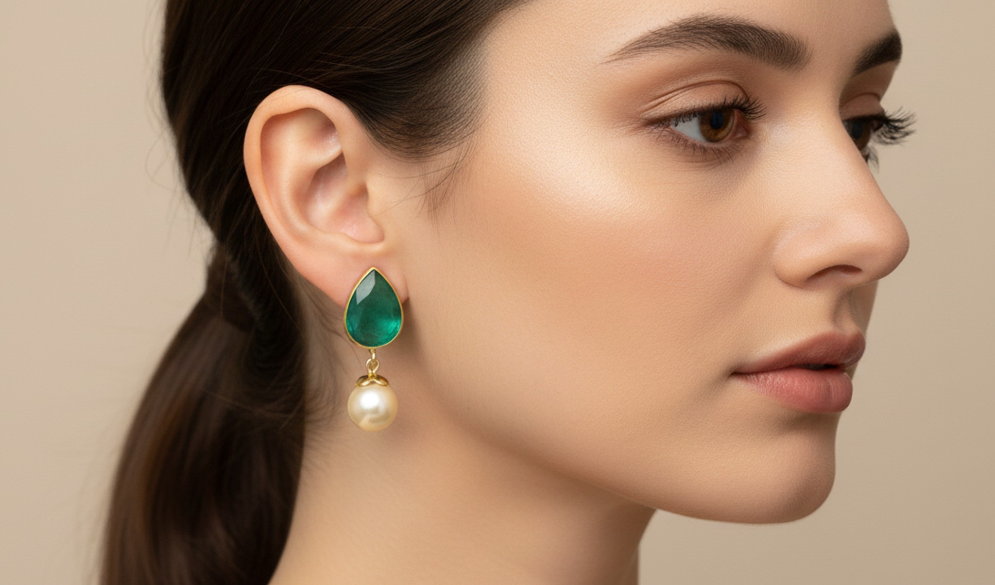 Earring Push With Butterfly image 4