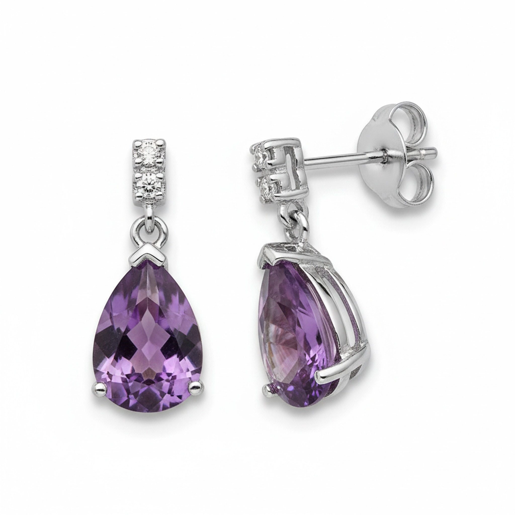 Earring Push With Butterfly image 2