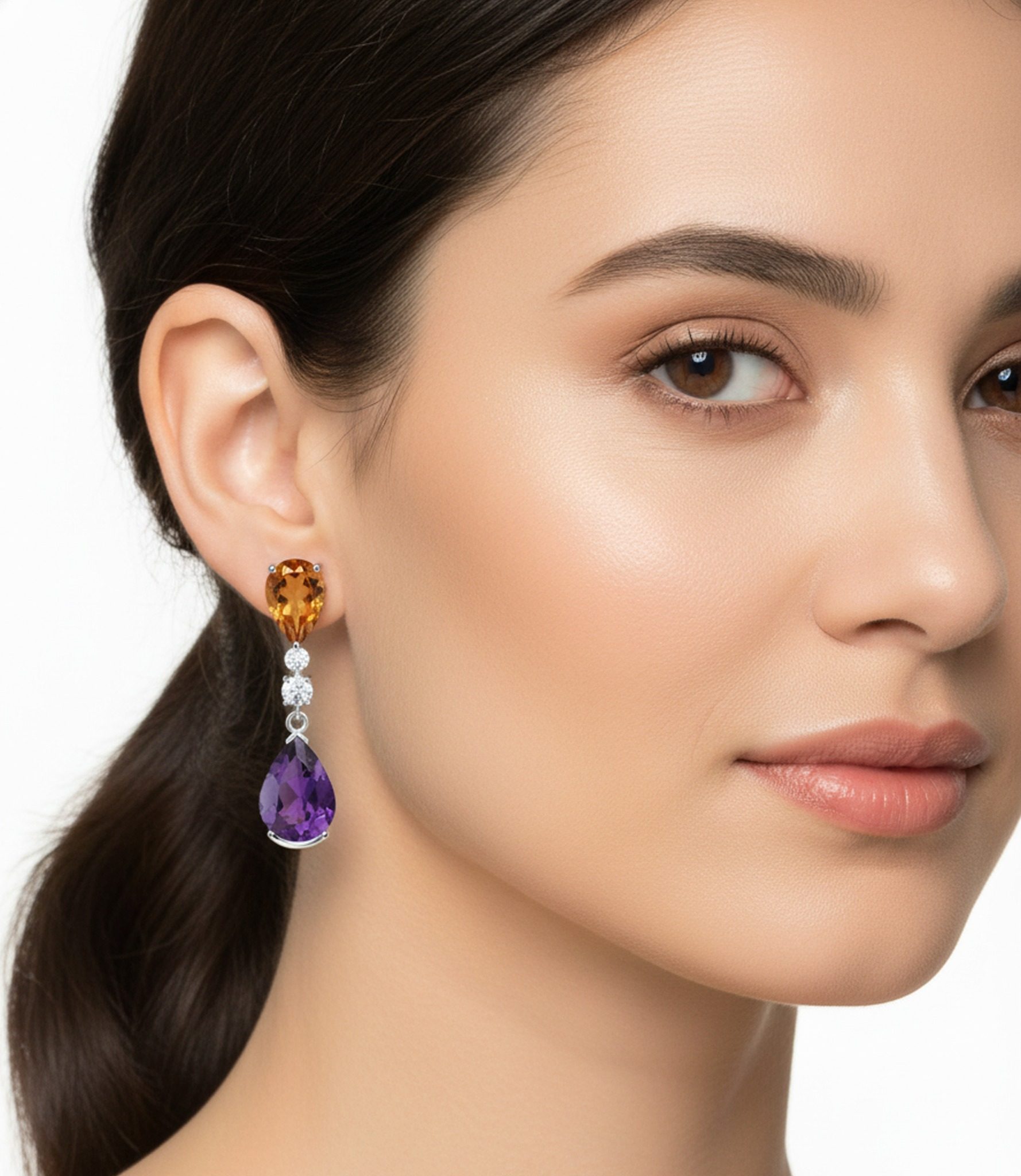 Earring Push With Butterfly image 3