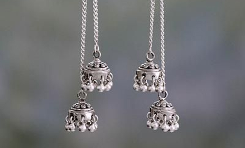 Silver Dangler Earrings
