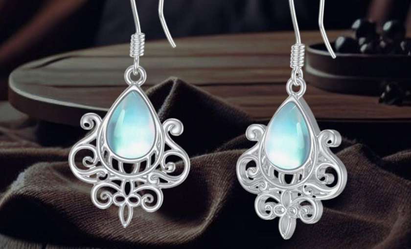 Drop Shape 925 Sterling Silver Pendant