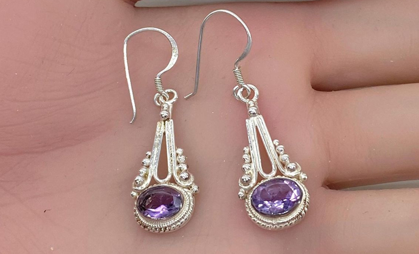 Drop Shape 925 Sterling Silver Pendant