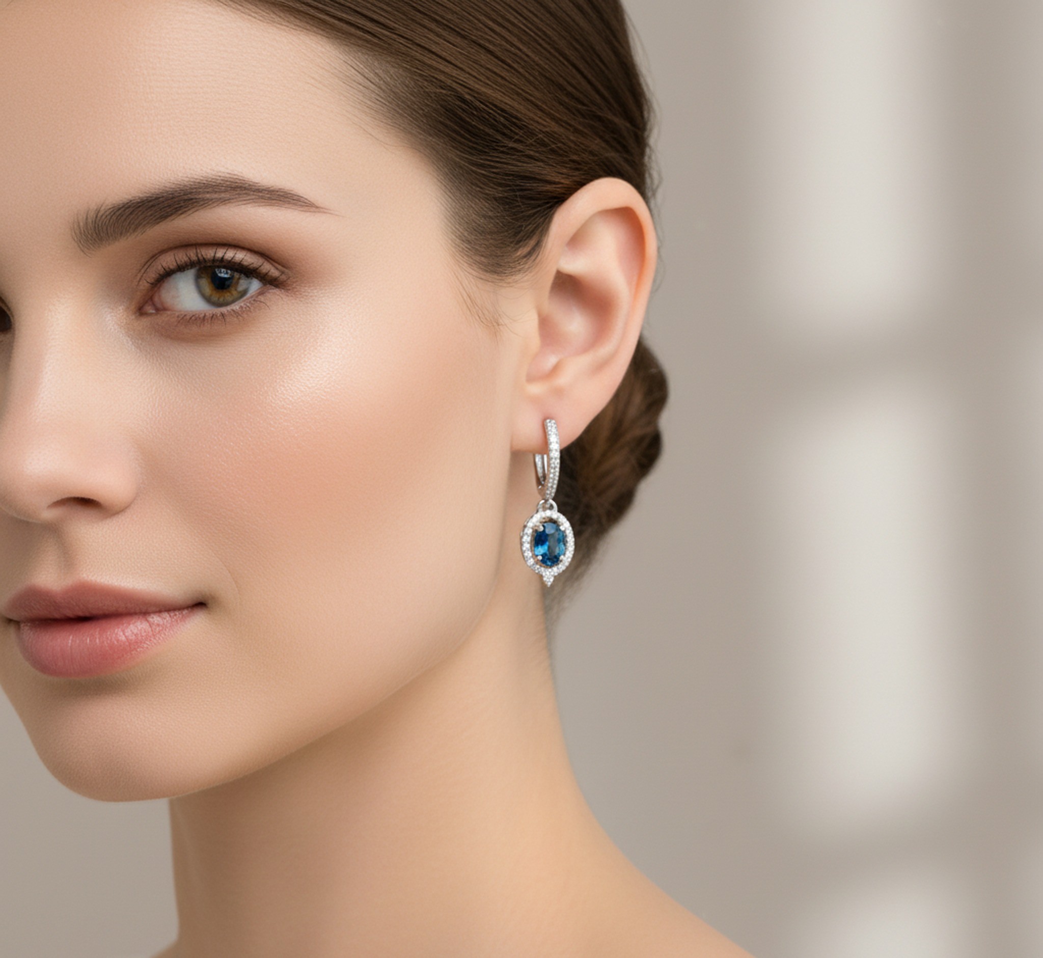 Earring Leverl Lock 925 Silver