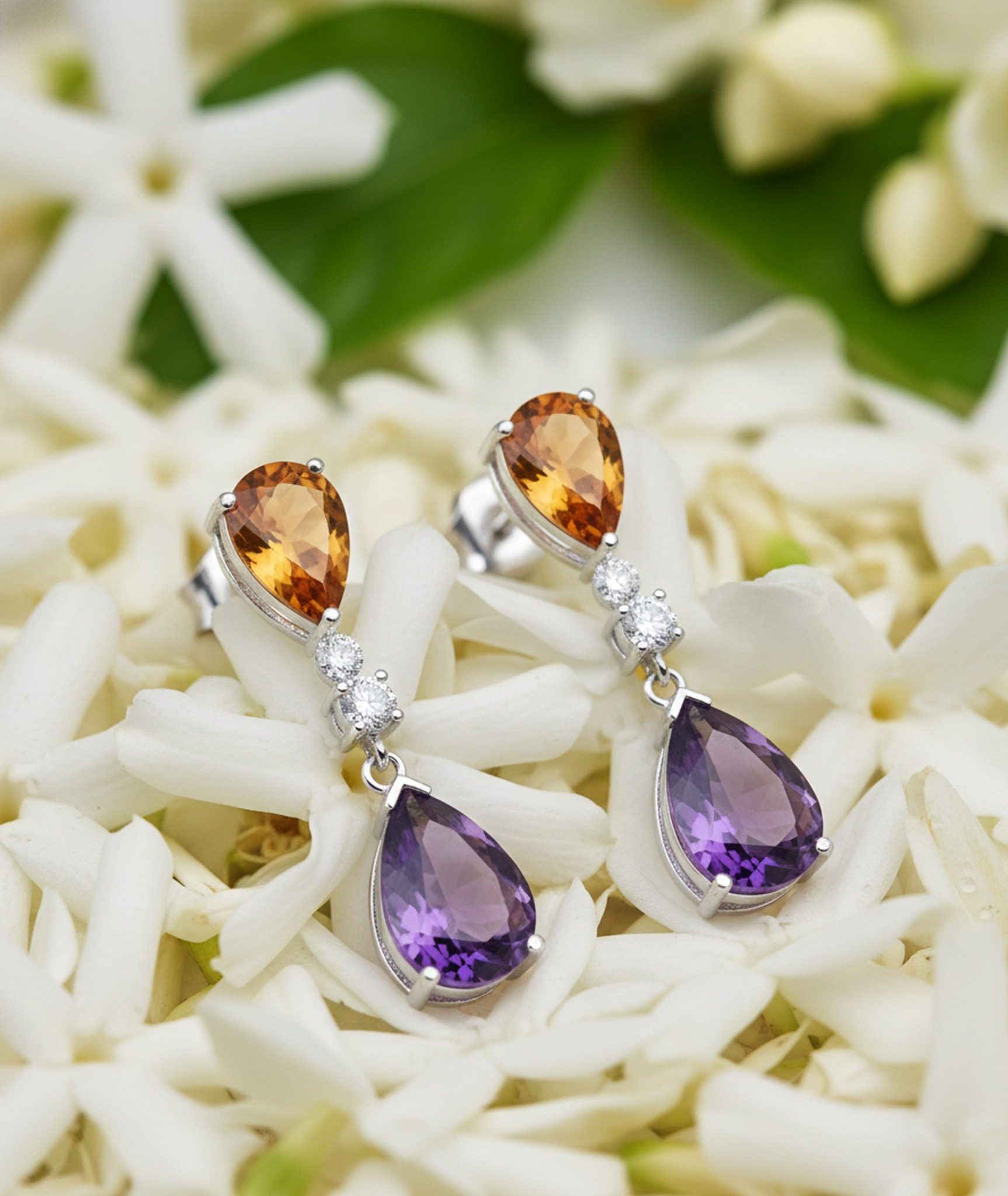Earring Push With Butterfly